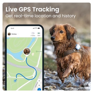 Tractive GPS Pet Tracker for Dogs - Waterproof & Smart