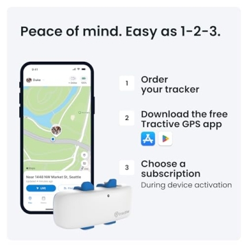 Tractive GPS Pet Tracker for Dogs - Waterproof & Smart