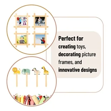 Mr. Pen Jumbo Wooden Craft Sticks 100 Pack for All Craft Needs