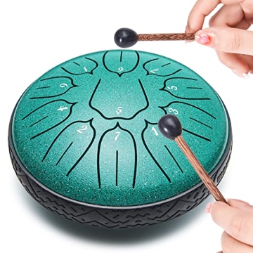 Steel Tongue Drum: 6-inch Musical Instrument for All Ages