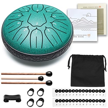 Steel Tongue Drum: 6-inch Musical Instrument for All Ages