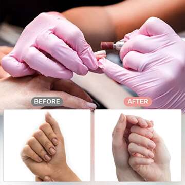 Rolybag 240Pcs Nail Drill Sanding Bands Set for Nails