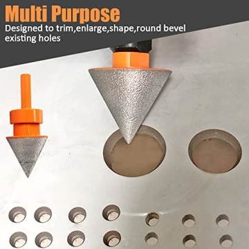 Diamond Beveling Chamfer Bits for Tile and Marble