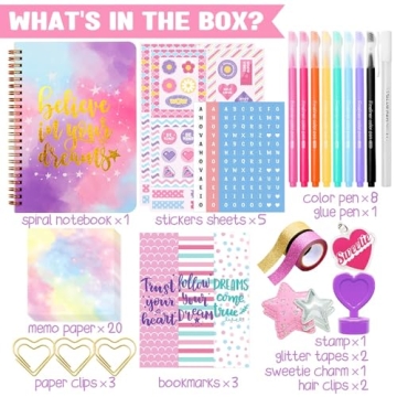 DIY Journal Kit for Girls - Fun Art Crafts Set
