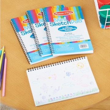 Melissa & Doug Mini-Sketch Pads - Art Journals for Kids