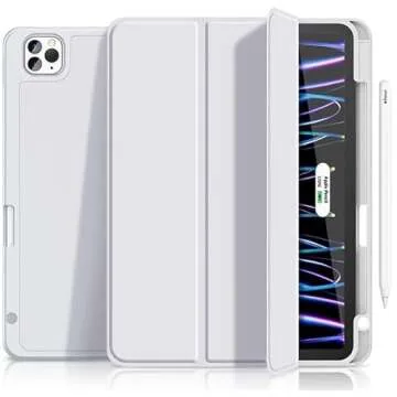 Gahwa New iPad Pro 11 Inch Case 2022(4th Gen)/2021(3rd Gen)/2020(2nd Gen)/2018(1st Gen) with Pencil ...