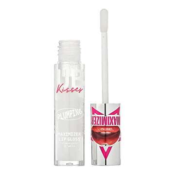 Ruby Kisses Plumping Lip Gloss – Hydrating, Voluminous, High-Shine, Cruelty-Free Lip Plumper, Smoo...