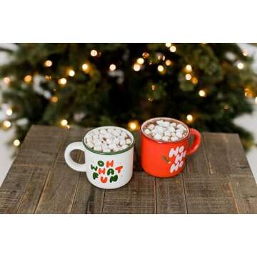 Festive Pearhead Christmas Camper Mug for Holiday Joy