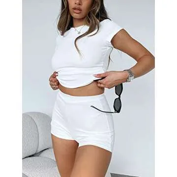 Passec Y2k Chic Women's Summer Outfit Set