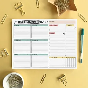 Large Weekly Planning Pad for Ultimate Productivity