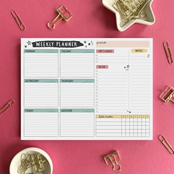 Large Weekly Planning Pad for Ultimate Productivity