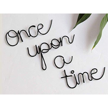 Once Upon a Time Wall Decor for Kids Reading Nook