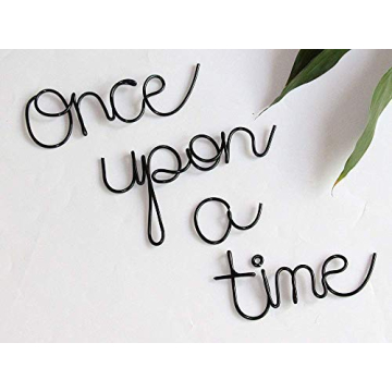 Once Upon a Time Wall Decor for Kids Reading Nook