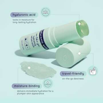 SpaLife Beauty Dew Hyaluronic Acid Hydrating Serum Stick Balm for Face –– For Moisture & Skin Strengthening – Targets Tightness, Dryness, Dehydration, & Dullness – Travel-Friendly – Multipurpose