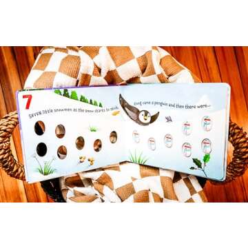 Ten Little Snowmen: A Magical Counting Storybook (A Sensory Math Learning Activity Book for Toddlers) (Magical Counting Storybooks)