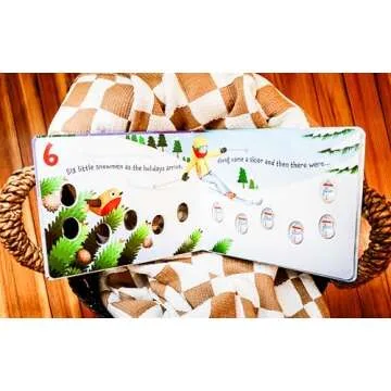 Ten Little Snowmen: A Magical Counting Storybook (A Sensory Math Learning Activity Book for Toddlers) (Magical Counting Storybooks)