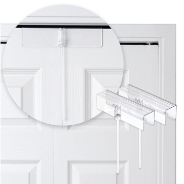 2-Pack Safety Innovations Bi-fold Door Lock - Child & Pet Proof Closet Protection