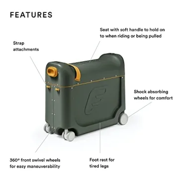 JetKids Stokke BedBox - Ride-On Suitcase & In-Flight Bed