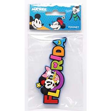 Minnie & Daisy Florida Soft Touch PVC Magnet