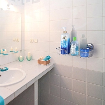 ARCCI Powerful Suction Cup Shower Caddy for Easy Storage