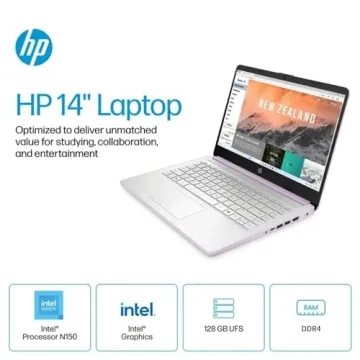 HP 14" HD Student Laptop with Office 365 and 16GB RAM