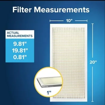 Filtrete 10x20x1 MERV 5 Air Filter 6-Pack