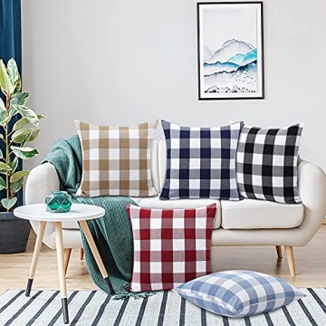 CAROMIO Buffalo Check Throw Pillow Covers Set of 2