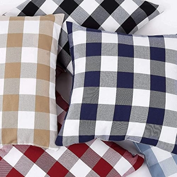CAROMIO Buffalo Check Throw Pillow Covers Set of 2