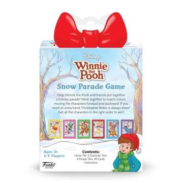 Funko Disney Winnie The Pooh Snow Parade Game for 2-4 Players Ages 3 and Up