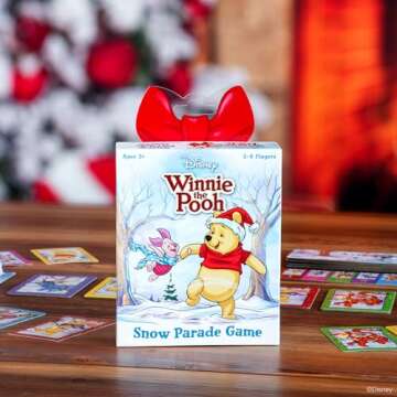 Funko Disney Winnie The Pooh Snow Parade Game for 2-4 Players Ages 3 and Up