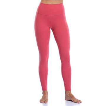 YUNOGA Women's Ultra Soft High Waisted Leggings for Yoga