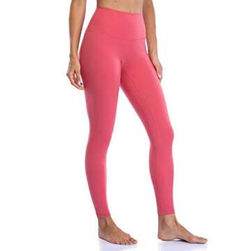 YUNOGA Women's Ultra Soft High Waisted Leggings for Yoga