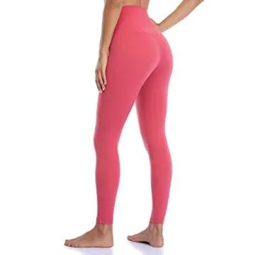 YUNOGA Women's Ultra Soft High Waisted Leggings for Yoga