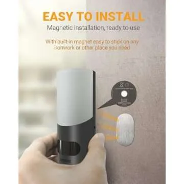 Lyridz LED Motion Sensor Night Light - Rechargeable & Dimmable