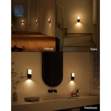 Lyridz LED Motion Sensor Night Light - Rechargeable & Dimmable
