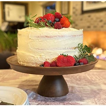 Elegant Wood Cake Stand - Perfect for Celebrations