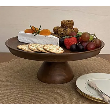 Elegant Wood Cake Stand - Perfect for Celebrations