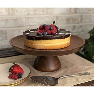 Elegant Wood Cake Stand - Perfect for Celebrations