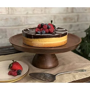 Elegant Wood Cake Stand - Perfect for Celebrations