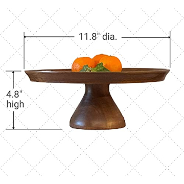 Elegant Wood Cake Stand - Perfect for Celebrations