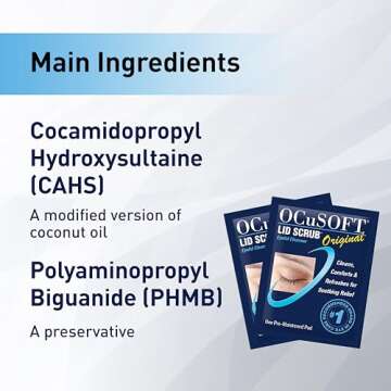 OCuSOFT Lid Scrub Original Eyelid Cleanser - Pre-Moistened Eyelid Wipes for Mild to Moderate Conditi...