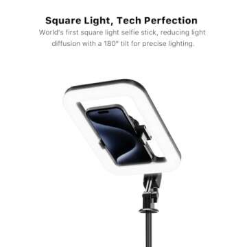 M MYBAT PRO Selfie Ring Light with Tripod for Creators