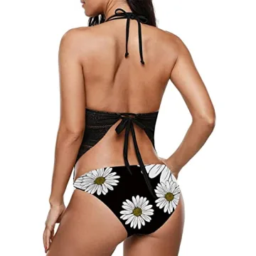 BIKINX Women's Sexy Color Block Swimsuit for Curvy Women