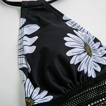 BIKINX Women's Sexy Color Block Swimsuit for Curvy Women