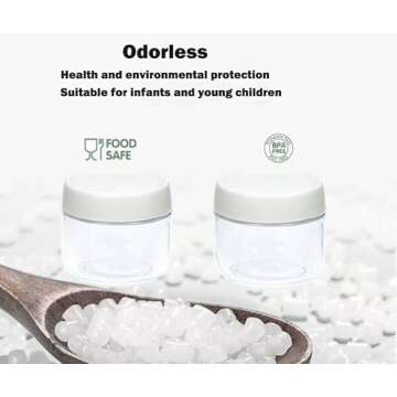 2 Pack Glass Jars with Screw Lids for Salad Dressing, 10oz Overnight Oats, Condiment Sauce, Baby Food Kids Snacks, Meal Prep Container, Canning Spice Wide Mouth Leak Proof Storage Airti (2Pack-Yellow)