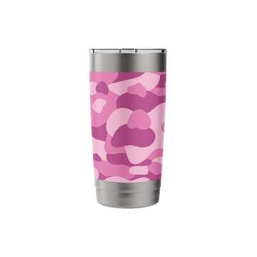 Pink Camo Trendy Hunting Camouflage Cute y2k Pattern Stainless Steel Insulated Tumbler