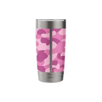 Pink Camo Trendy Hunting Camouflage Cute y2k Pattern Stainless Steel Insulated Tumbler