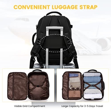 LOVEVOOK 40L Travel Backpack for Women - Stylish & Functional