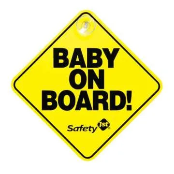 Safety 1st Baby On Board Sign - Bright, Durable & Secure, 2-Pack