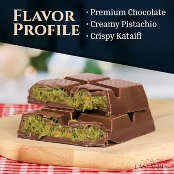 Eastanbul Dubai Chocolate Bar with Pistachio, 7oz